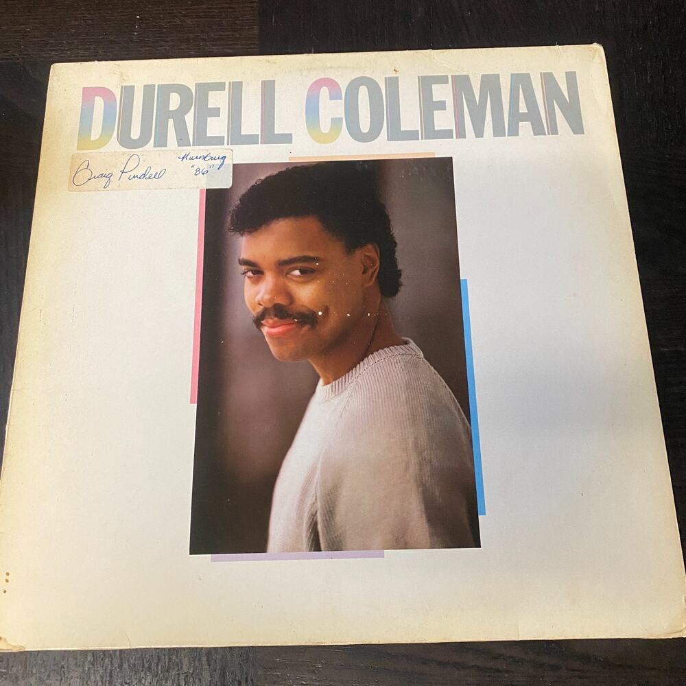 Durell Coleman "Self-titled " LP Record Ultrasonic Clean 1985 Island Vinyl 12"